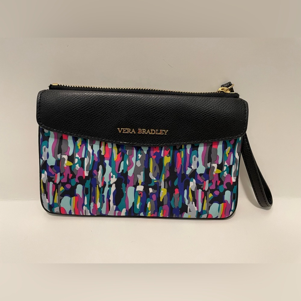 Vera Bradley Watercolor Envelope Wristlet EUC